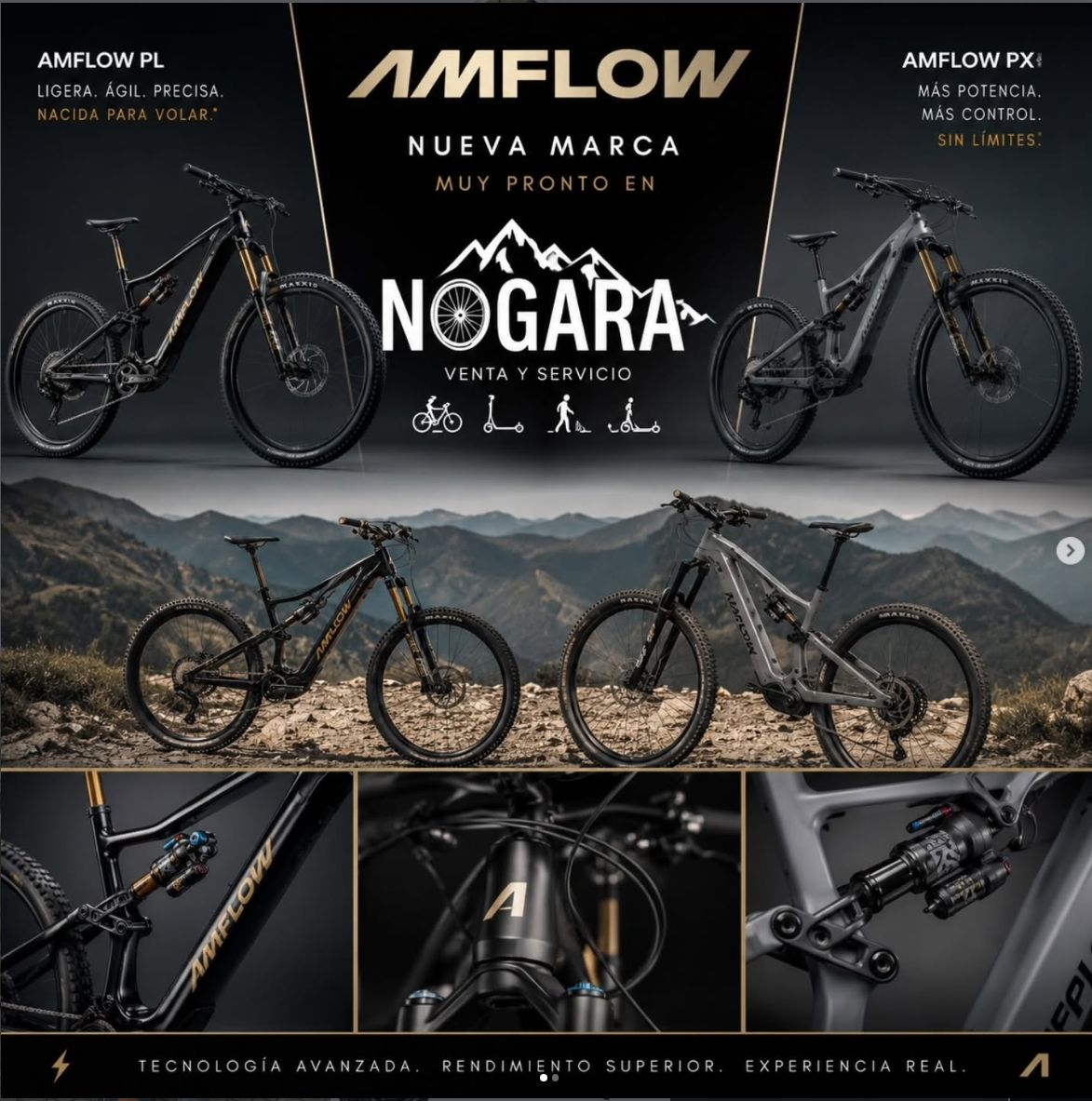 Amflow, nueva marca de bicicletas eléctricas en NOGARA